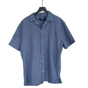 Chubbies Men’s Linen Blend Short Sleeve Button Down Shirt Size XL NWOT